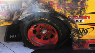 Joey Logano Sweeps NASCAR Weekend At The Glen, Pops Tire Doing Burnouts